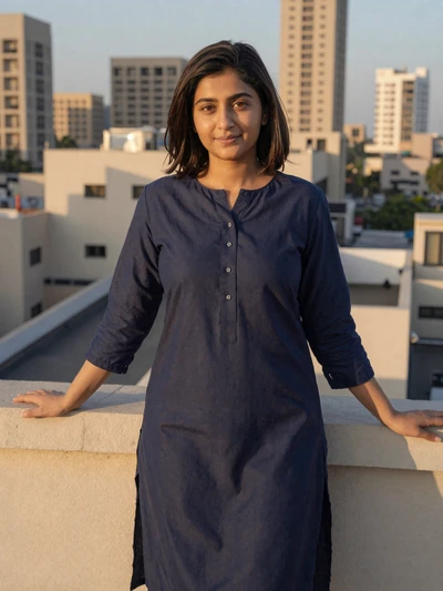 Fatima Malik, a 31-year-old Pakistani woman from Karachi on a rooftop - Pakistani women dating profile