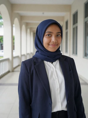 Rozaidah Sulaiman, a 28-year-old Bruneian woman from BSB at a university campus - Bruneian women dating profile
