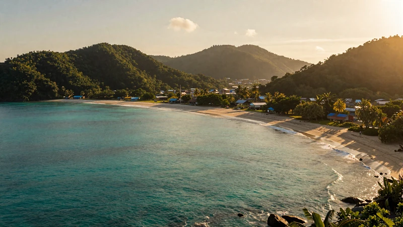 Tropical Asian coastline at golden hour - guide to the best Asian countries for finding a wife in 2026