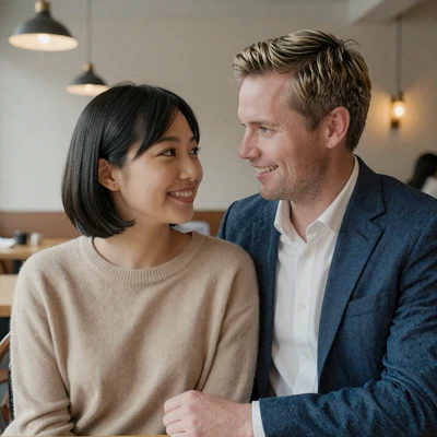 William and Yuki - happy American-Japanese couple who met on FloridaDatingService