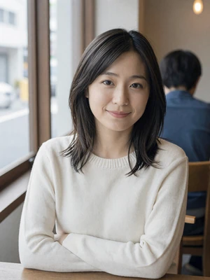 Natsumi Oka, 30-year-old Japanese woman at Osaka cafe - K-1 visa Japanese dating profile