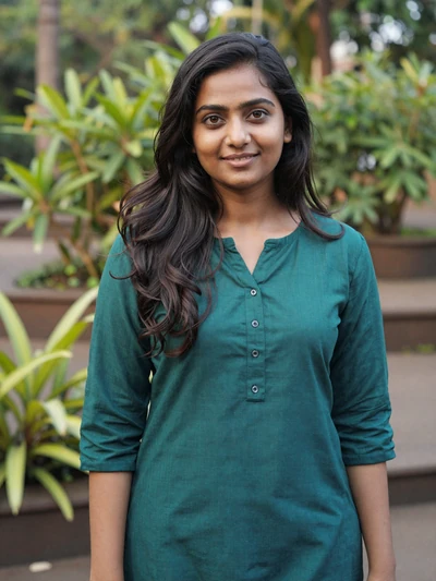 Priya Kapoor, 27-year-old Indian woman in Bangalore botanical garden - Indian women dating profile