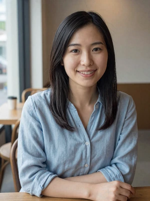 Aiko Nakamura, 29-year-old Japanese woman at a cafe - start dating Asian women online