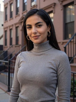 Ani Karapetyan, a 30-year-old Armenian woman from New York in an urban setting - Armenian women dating profile