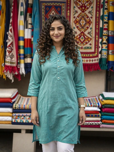 Hira Siddiqui, a 27-year-old Pakistani woman from Rawalpindi at a colorful bazaar - Pakistani women dating profile