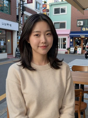 Soo-Yeon Park, 26-year-old Korean woman at a Seoul street cafe - Korean women dating profile