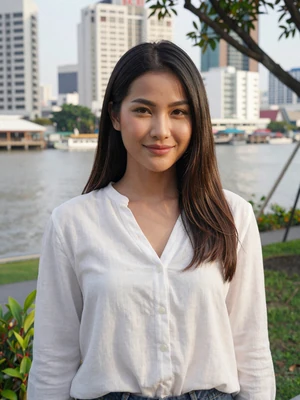 Ploy Siriwan, 26-year-old verified Thai woman in Bangkok park - Thai dating profile