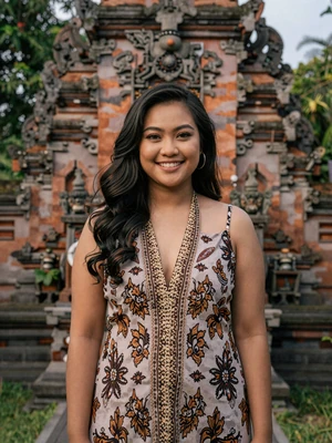 Dewi Anggraini, 27-year-old Indonesian woman near Javanese temple - Indonesian women dating profile