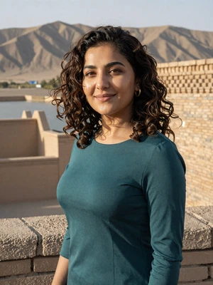 Zarina Boboeva, a 30-year-old Tajik woman from Panjakent near Sogdian ruins - Tajik women dating profile