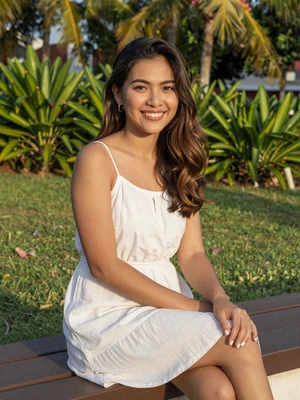 Grace Santos, 28-year-old verified Filipino woman in Cebu park - Filipino dating profile example