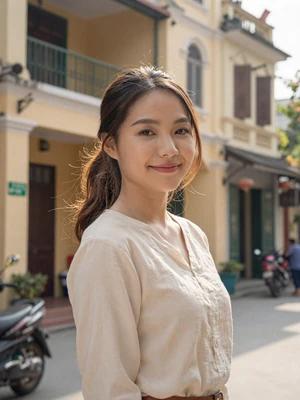 Mei Nguyen, 27-year-old Vietnamese woman in Hanoi Old Quarter - K-1 visa Vietnamese dating profile