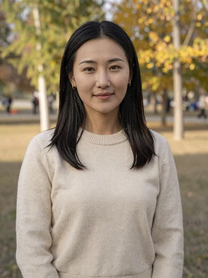 Oyunaa Batbayar, a 27-year-old Mongolian woman from Ulaanbaatar smiling in a park - Mongolian women dating profile