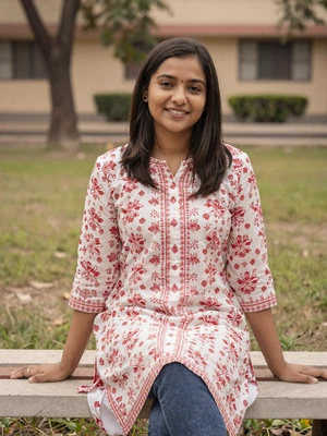 Sabina Rahman, a 28-year-old Bangladeshi woman from Rajshahi at a university campus - Bangladeshi women dating profile