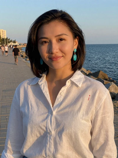 Asel Nurlankyzy, a 26-year-old Kazakh woman from Aktau by the Caspian Sea - Kazakh women dating profile